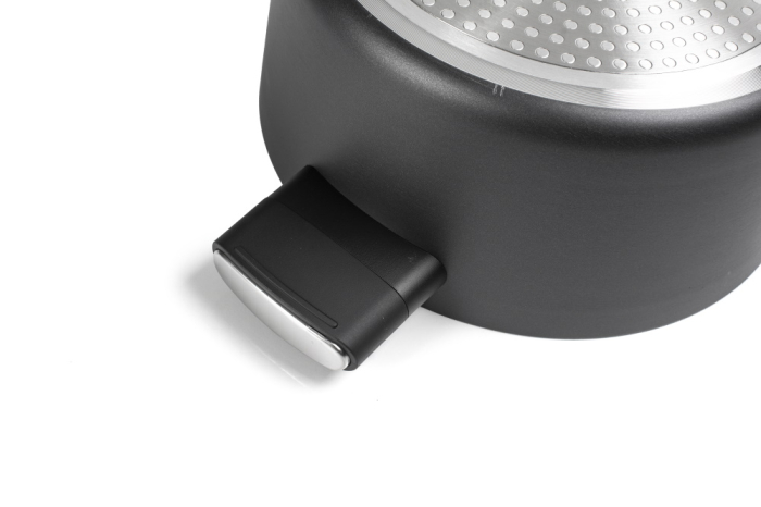 Cratita Zilan ZLN0843 Negru cu invelis din marmura, 5 straturi, 24 cm si manere fine la atingere, 4.6 L [6]