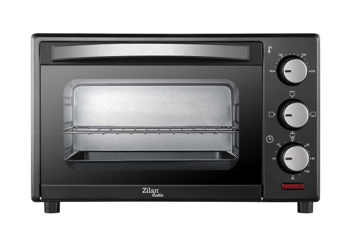 Cuptor electric Zilan ZLN0973 RODIN, 1200 W, 15 Litri, Temperatura Reglabila, Geam Duble, Negru [2]
