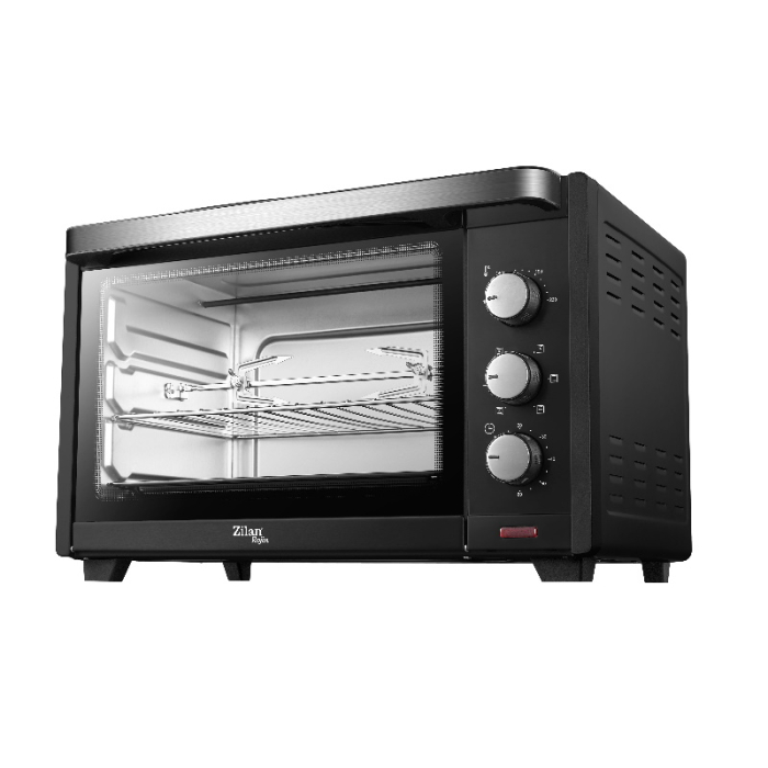 Cuptor electric Zilan ZLN1017 ROJIN, 1600 W, 35 Litri, Temperatura Reglabila, Convectie, Negru [1]