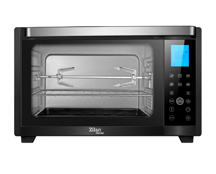 Cuptor electric Zilan ZLN1031 DARAN2, 1600 W, 28 Litri, Temperatura Reglabila, Digital, Negru [2]