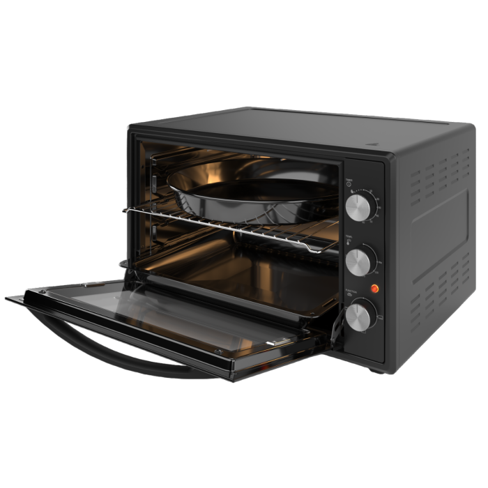Cuptor electric Zilan ZLN2433, Putere 2000W, Capacitate 65L, Geam dublu, Timer, Termostat, 3 trepte putere, interior emailat, Negru [5]
