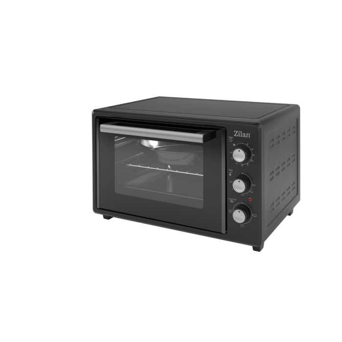 Cuptor electric Zilan ZLN5323 Gusto, Capacitate 35L, Temperatura maxima 250C, Timer, Element incalzire ascuns, Putere 1800W, Negru [2]