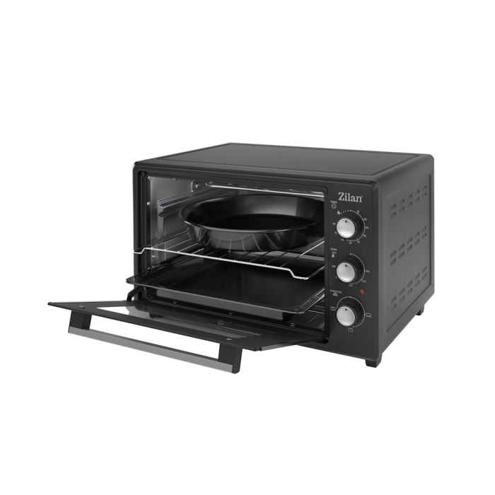 Cuptor electric Zilan ZLN8894 Negru, capacitate 35 litri, geam dublu, putere 1800 W [2]
