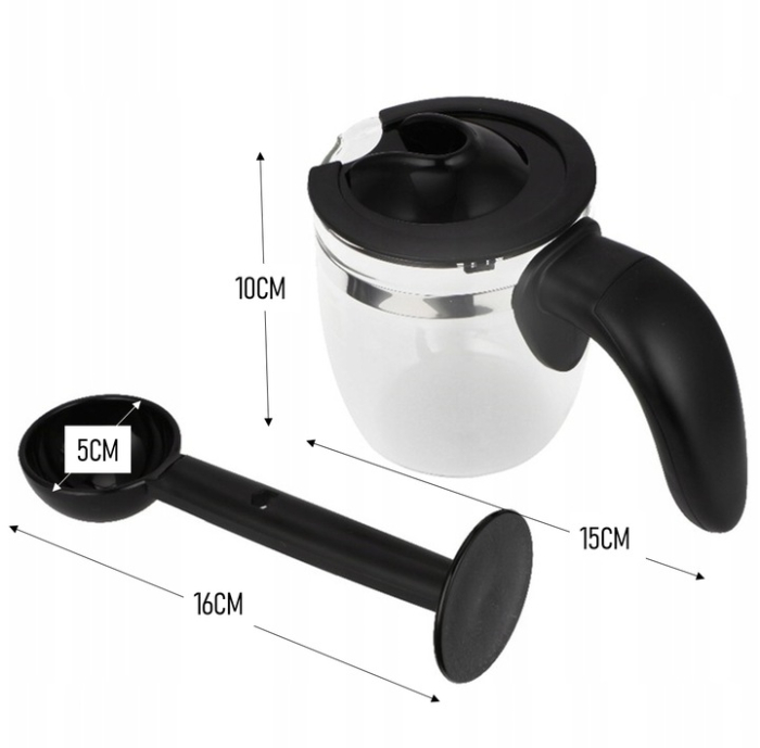 Espressor Floria ZLN9359 Alb, putere 800W, presiune de 3.5 bari, usor de curatat [4]