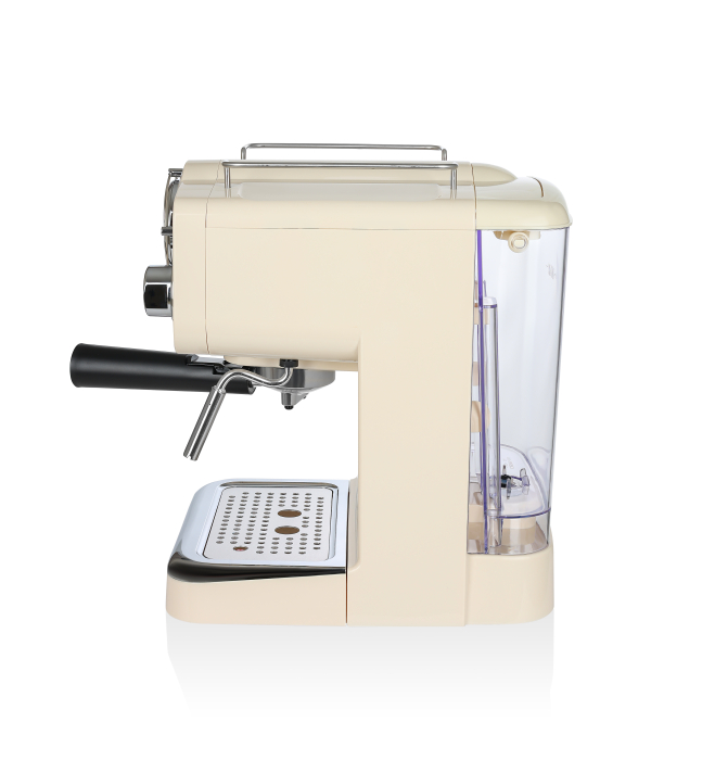 Espressor manual Zilan ZLN2992 Crem,15 Bar, 1.25 l, 1100W, Design Retro [3]