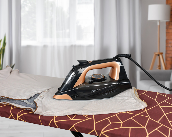Fier de calcat profesional Aurum, Zilan ZLN4247, putere 3000W, auto-oprire, functie de auto-curatare [5]