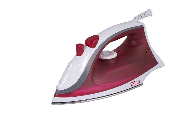 Fier de calcat talpa inox ZILAN ZLN8410, 1600W,Alb/ Rosu [1]