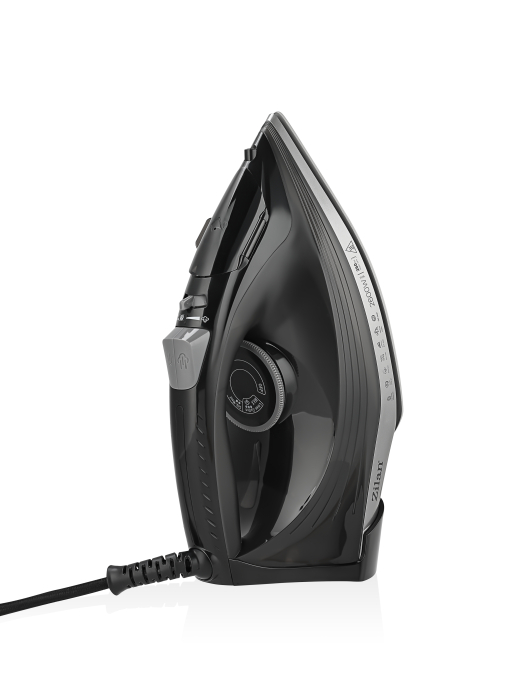 Fier de calcat Zilan ZLN8603, talpa ceramica, Negru, Putere 2600W, calcare cu abur [8]
