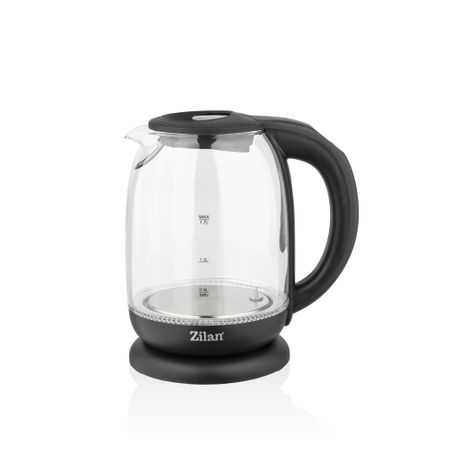 Fierbator Apa ZILAN ZLN3956, 2200W, 1.7L, Control Temperatura, Iluminare LED, Sticla [1]