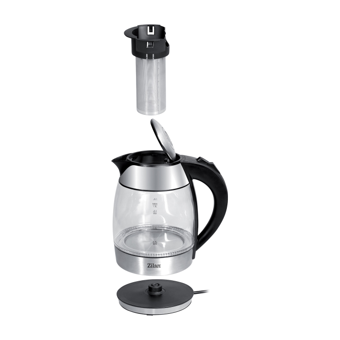 Fierbator de apa Zilan ZLN8948 cu filtru pentru ceai, capacitate 1.8 litrii, putere 2200W [2]