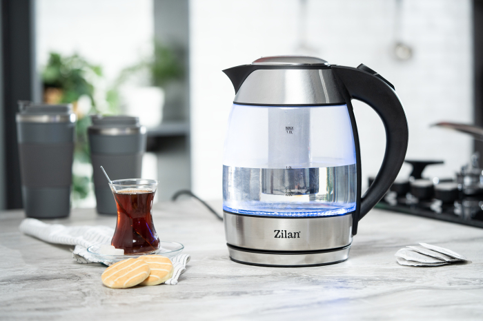 Fierbator de apa Zilan ZLN8948 cu filtru pentru ceai, capacitate 1.8 litrii, putere 2200W [3]