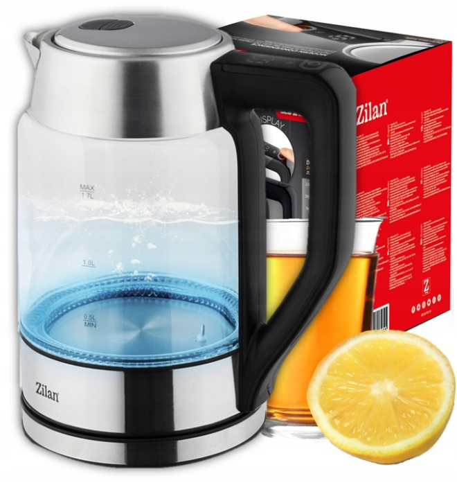 Fierbator de apa Zilan ZLN8955, transparent, putere 2200 W, capacitate 1.7 litri [12]