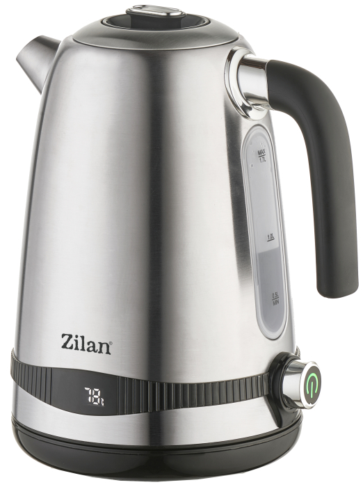 Fierbator electric din Inox Zilan ZLN1000 digital, 2200 W, 7 niveluri intre 40 - 100 grade celsius si functie de mentinere a temperaturii [3]