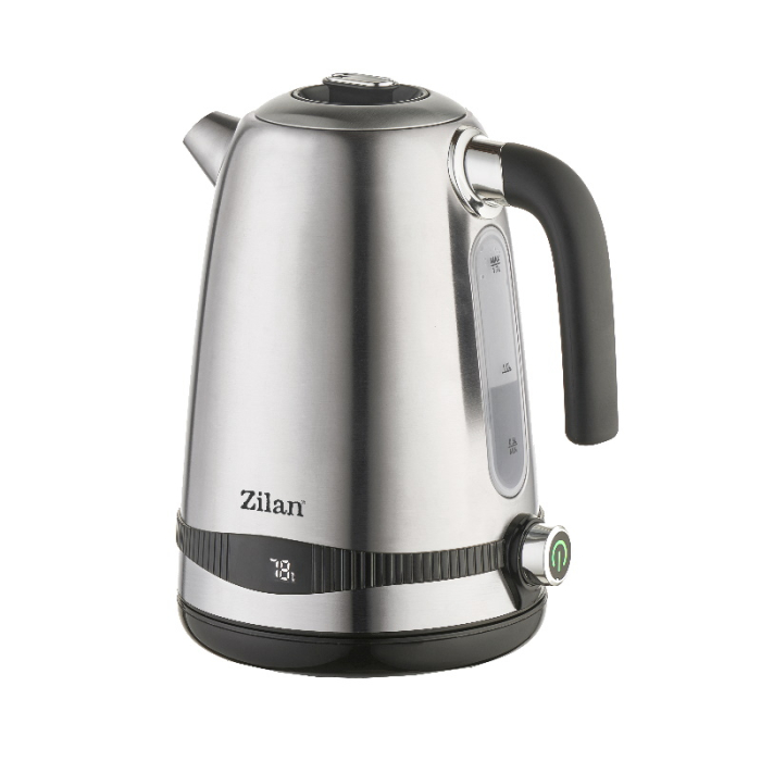 Fierbator electric din Inox Zilan ZLN1000 digital, 2200 W, 7 niveluri intre 40 - 100 grade celsius si functie de mentinere a temperaturii [1]