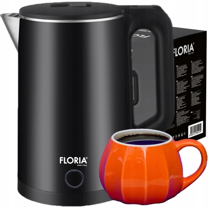 Fierbator electric Floria ZLN4919 Negru, putere 1500W, capacitate 2 L, indicator luminos [3]