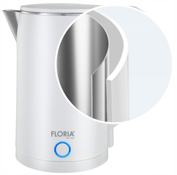 Fierbator electric Floria ZLN4920 Alb, putere 1500W, capacitate 2 litri, protectie la supraincalzire [3]