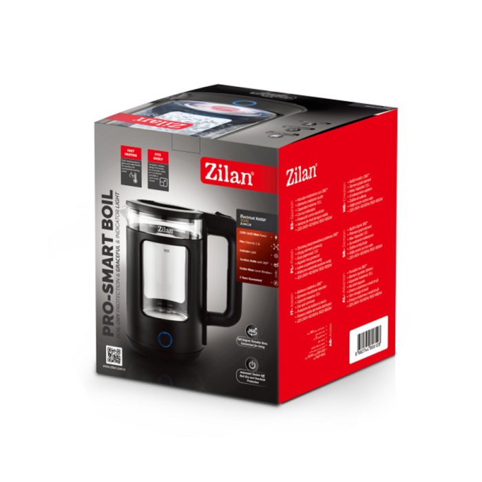 Fierbator electric Zilan ZLN6128 Negru, capacitate 1.5 L, putere 1650 W, indicator luminos [4]