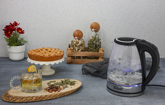 Fierbator electric Zilan ZLN8115, putere 1800 W, capacitate 1.8 litrii, transparent [8]