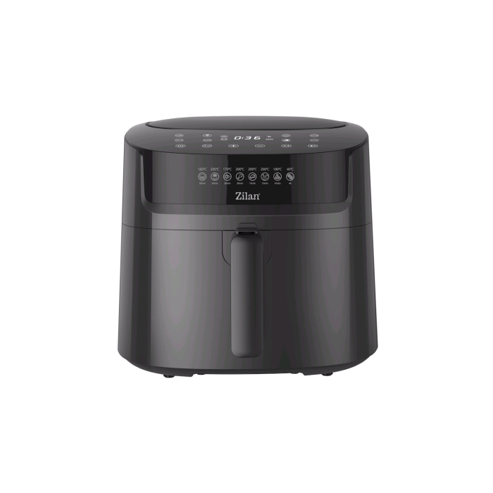 Friteuza cu aer cald Zilan ZLN7999 Negru, putere 1800 W, ecran digital, panou cu comenzi tactile [9]