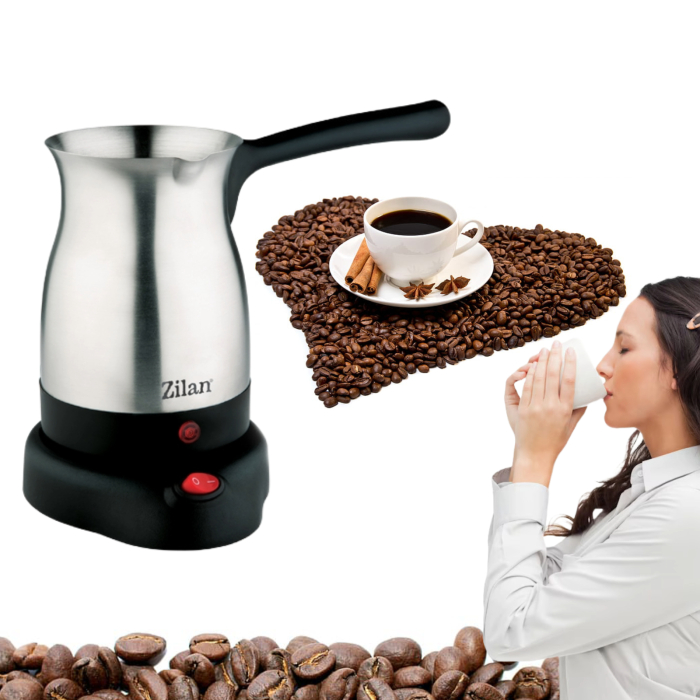Ibric electric pentru cafea Zilan ZLN3628, Putere 800W, Capacitate 6 cesti [4]