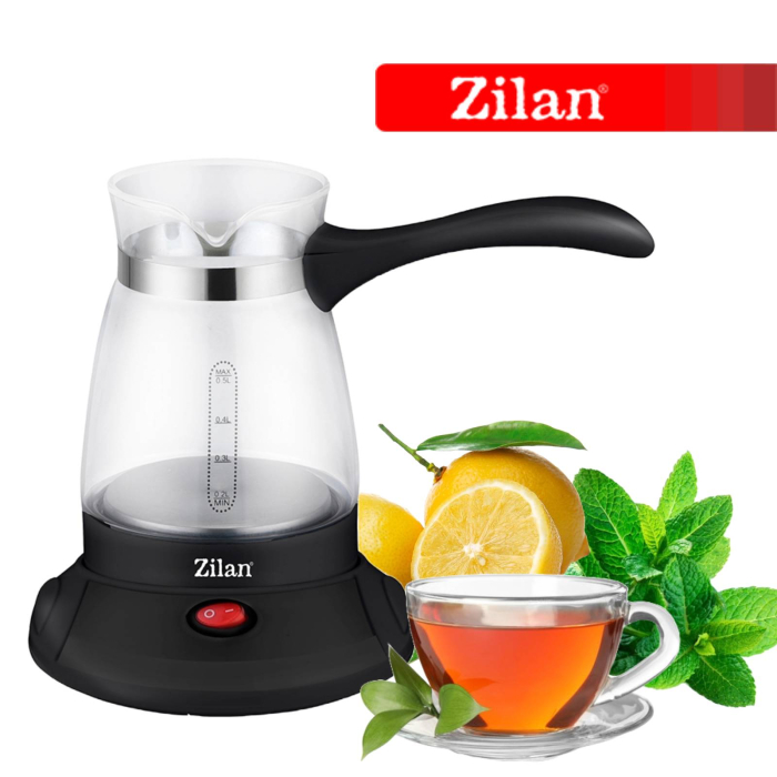 Ibric electric Zilan ZLN4940 Transparent, putere 600W, capacitate 6 cesti, detasabil de baza [3]