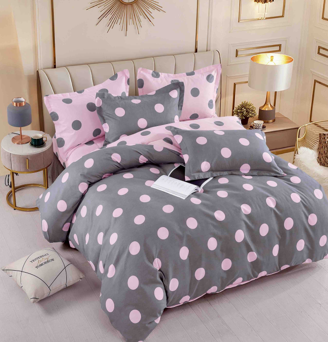 Lenjerie pat dublu, 6 Piese, Finet Premium [1]