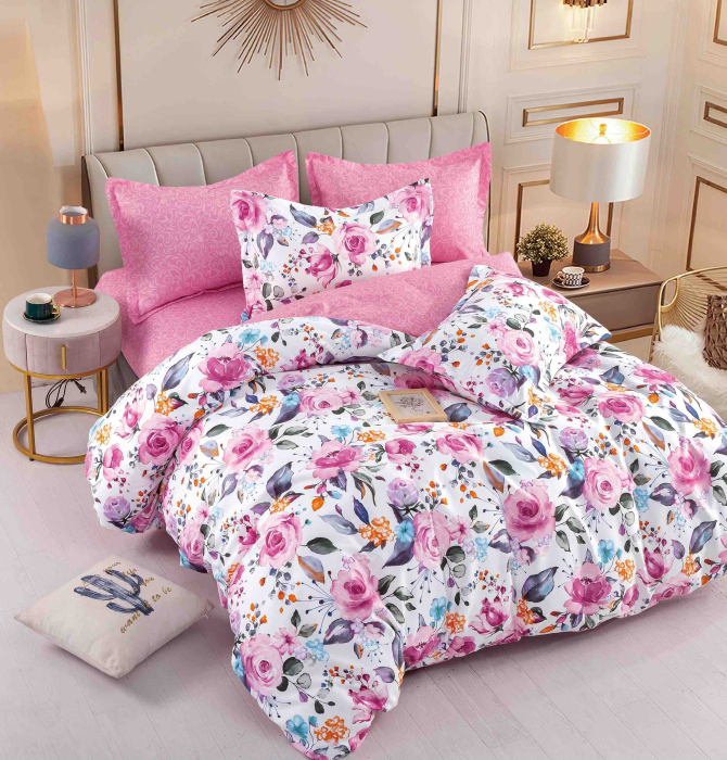 Lenjerie pat dublu, 6 Piese, Finet Premium [1]