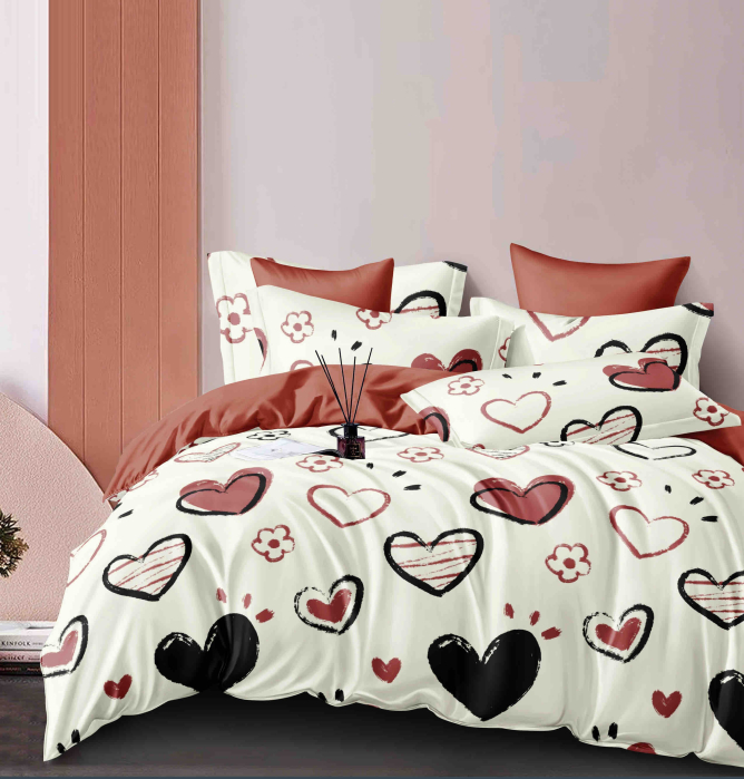 Lenjerie pat dublu, 6 Piese, Finet Premium [1]