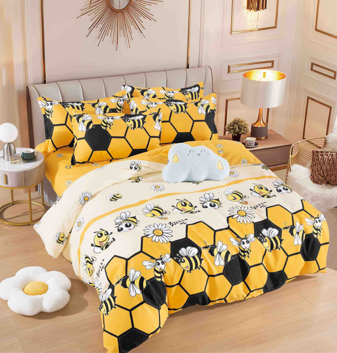 Lenjerie pat dublu, 6 Piese, Finet Premium [1]