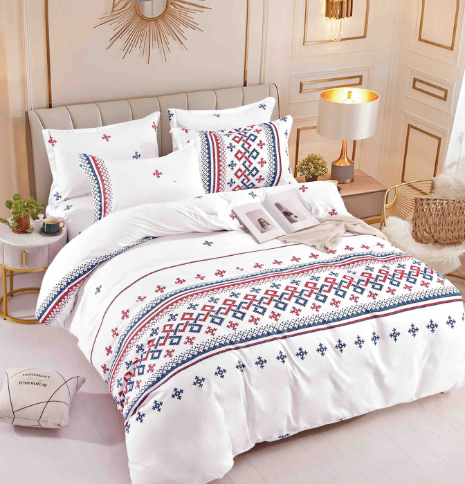 Lenjerie pat dublu, 6 Piese, Finet Premium [1]