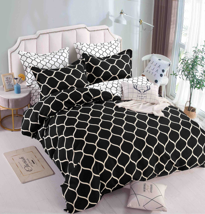 Lenjerie pat dublu, 6 Piese, Finet Premium [1]