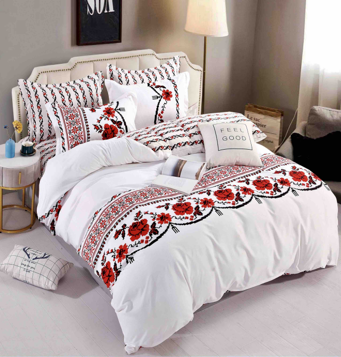 Lenjerie pat dublu, 6 Piese, Finet Premium [1]