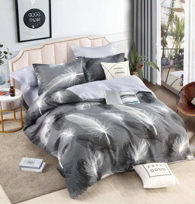 Lenjerie pat dublu, 6 Piese, Finet Premium [1]