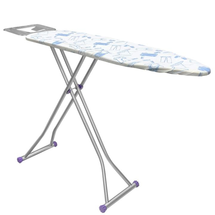 Masa de calcat ZILAN ZLN7666, suprafata de lucru 110x33 cm, blat plasa metalica, suport pentru fierul de calcat [2]