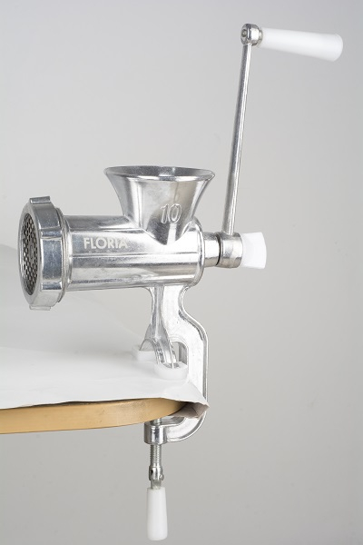 Masina de tocat carne manuala Floria ZLN2553, aluminiu [3]