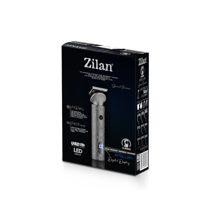 Masina de tuns Zilan ZLN8665 cu 6 capete, 8 nivele de taiere, capete rezistente la spalare [17]