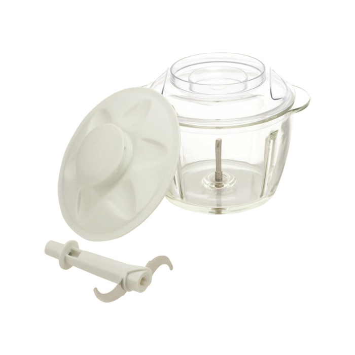 Mini tocator Zilan ZLN5619 Rosu, putere 200W, capacitate 1L, vas din sticla [2]