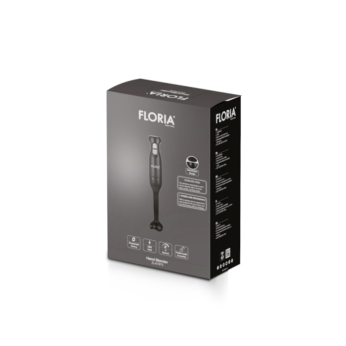 Mixer veritcal Floria ZLN7972 Negru, putere 250W, doua trepte de viteza [3]