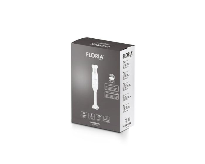 Mixer veritcal Floria ZLN7973 Alb, putere 250W, doua trepte de viteza [2]