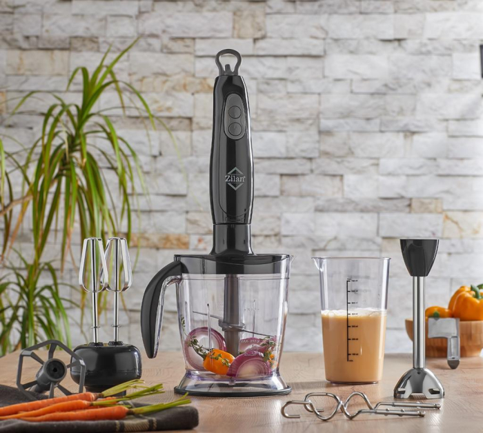 Mixer vertical Zilan ZLN5343 Negru, 700 W, pahar gradat 0.7 l, recipient de miscare 1L, doua viteze [4]