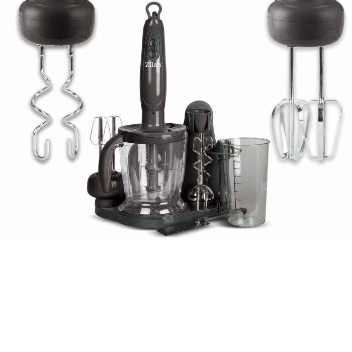 Mixer vertical Zilan ZLN5343 Negru, 700 W, pahar gradat 0.7 l, recipient de miscare 1L, doua viteze [2]