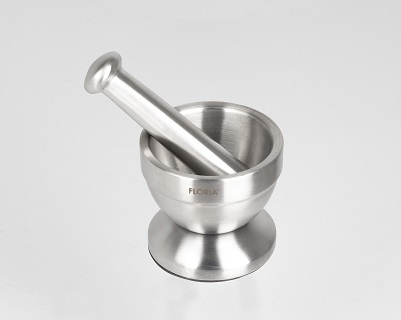 Mojar cu pistil FLORIA ZLN2645, Inox, diametru 10 cm [3]