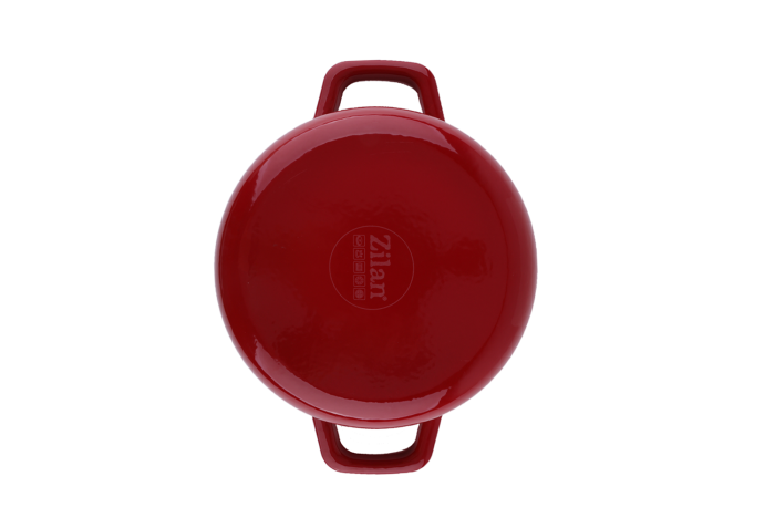 Oala Zilan ZLN0941, Din fier turnat sub presiune puternica, 2.6L, Diametru 22 cm, Inaltime 10 cm, Compatibila cuptor si masina de spalat vase [5]