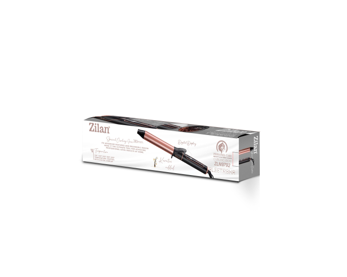 Ondulator de par Zilan ZLN9792 Alectrona, 5 trepte de temperatura, temperatura maxima 200°C, afisaj LED, 55W [2]