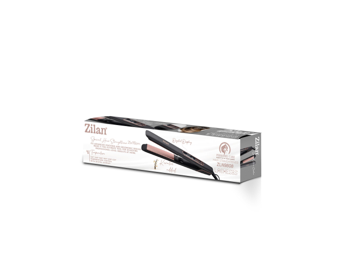 Placa pentru indreptat parul Zilan ZLN9808 Lachesis, temperatura maxima 220°C, 6 trepte de temperatura, afisaj LED, 42W [2]