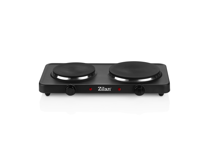 Plita electrica Dubla Zilan ZLN2181 Negru, 2500W, termostat reglabil, protectie impotriva supraincalzirii [2]