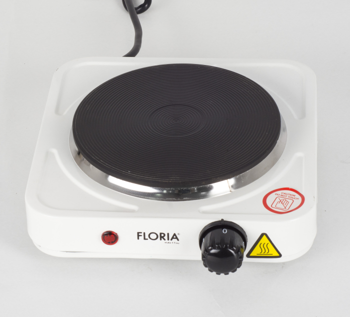 Plita electrica Floria Alb ZLN2829, 25 x 25 x 5 cm, 1 ochi, Putere 1500W [4]