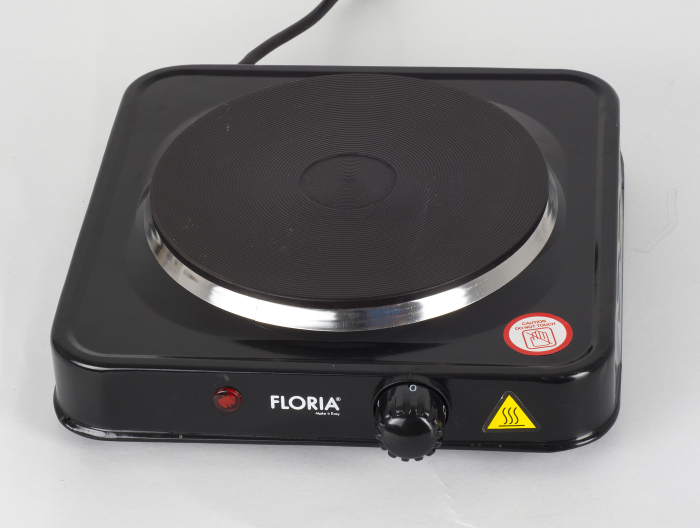 Plita electrica Floria ZLN2806, 22 x 21 x 5 cm, Negru 1 ochi, Putere 1000W,  [2]