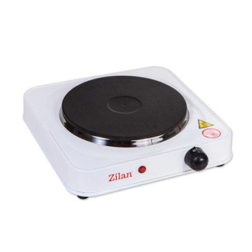 Plita electrica ZILAN Alb ZLN2173, 1500 W, 26 x 26 x 9.5 cm, 1 arzator, cu 5 trepte de reglaj, [1]