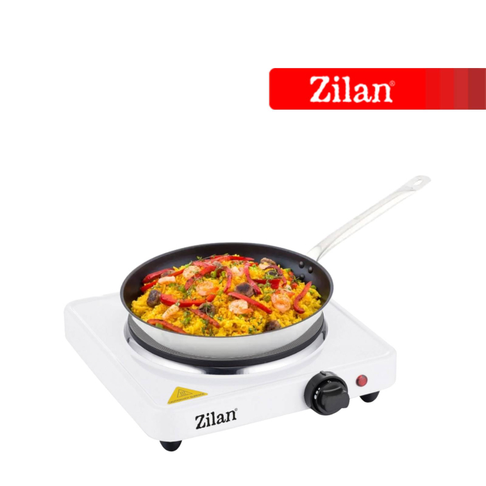 Plita electrica ZILAN Alb ZLN2173, 1500 W, 26 x 26 x 9.5 cm, 1 arzator, cu 5 trepte de reglaj, [3]